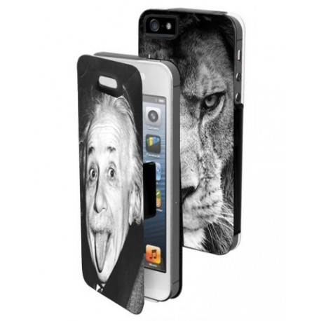 Housse portefeuille avec photo pour iPhone 5C