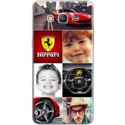 Coque avec photomontage mosaique Ferrari Samsung Galaxy Core Prime
